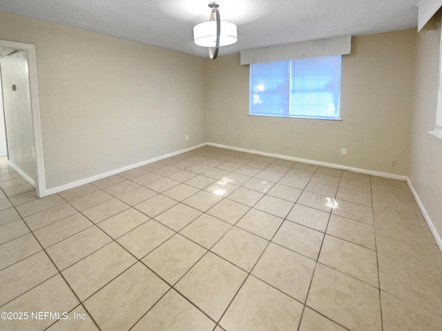 view of tiled empty room