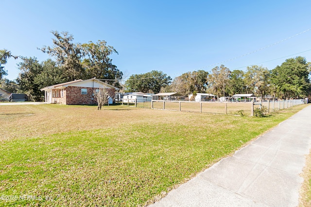 view of yard