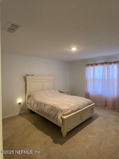 bedroom with carpet flooring