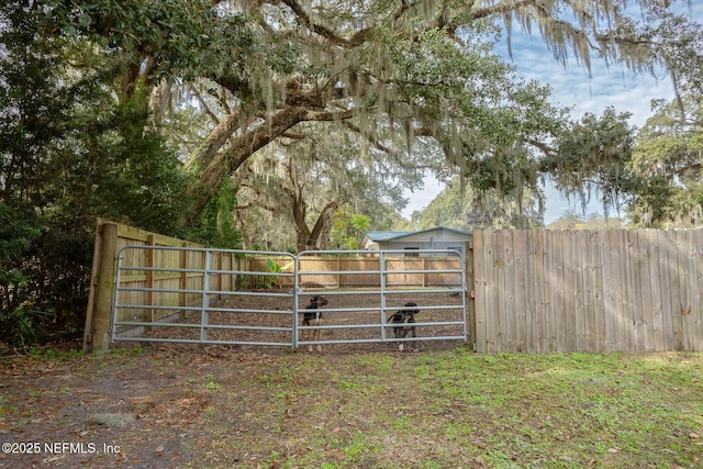 view of gate