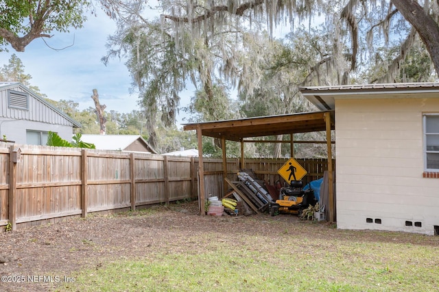 view of yard