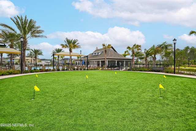 view of home's community featuring a water view