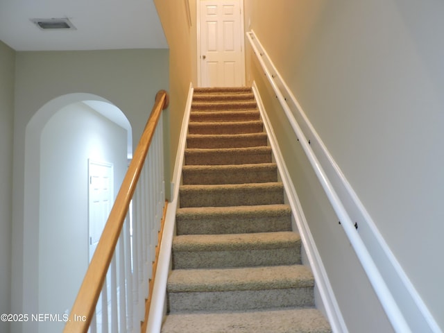 view of staircase