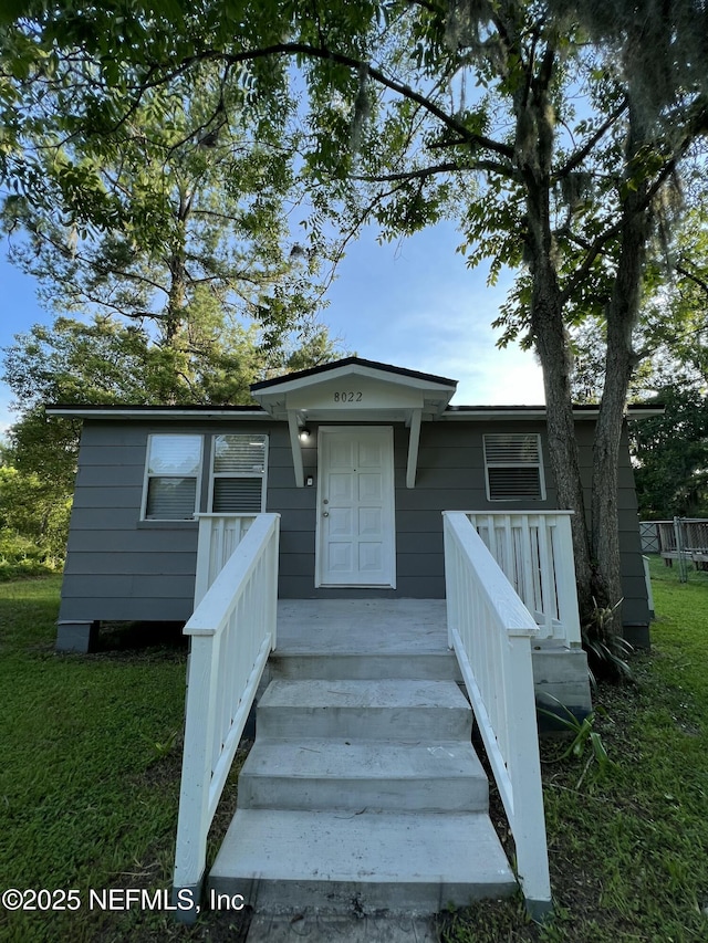 view of front of home