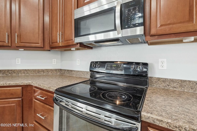 kitchen featuring appliances with stainless steel finishes