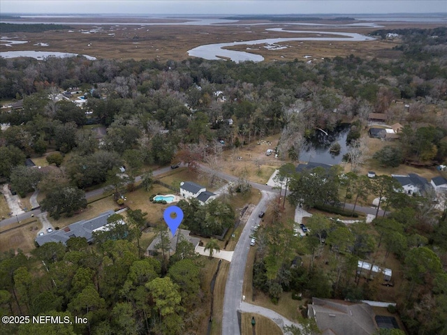 drone / aerial view