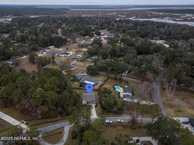 aerial view