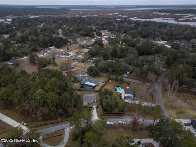 drone / aerial view