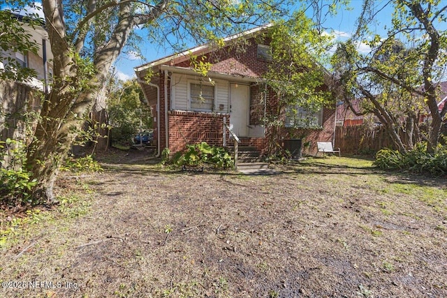 view of front of property