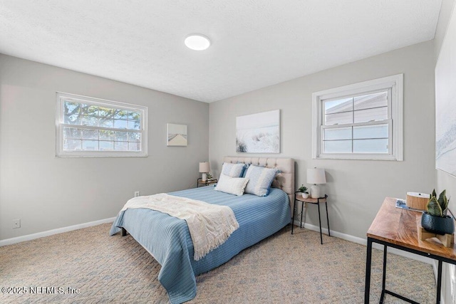 bedroom with carpet flooring