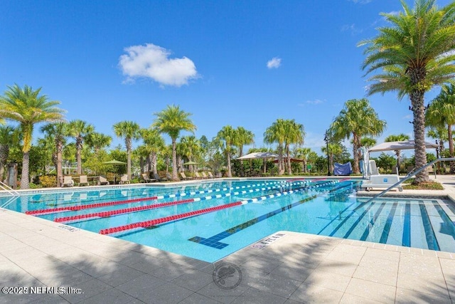 view of pool