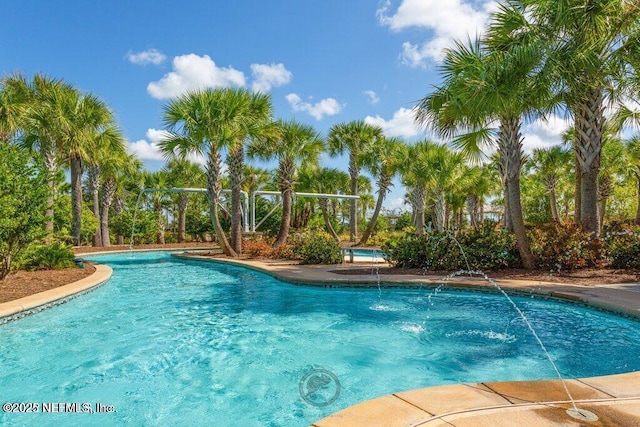 view of swimming pool