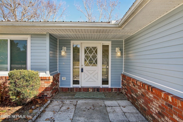 view of property entrance