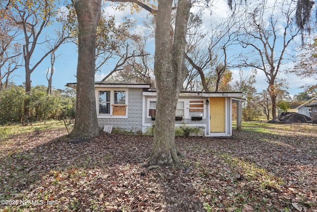 view of front of home