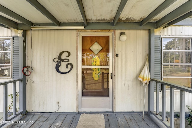 view of entrance to property