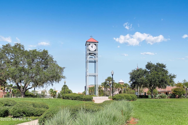 surrounding community featuring a yard