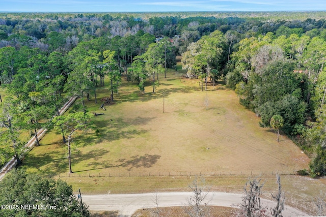 drone / aerial view featuring a rural view