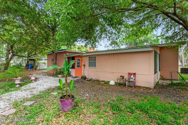 view of back of property