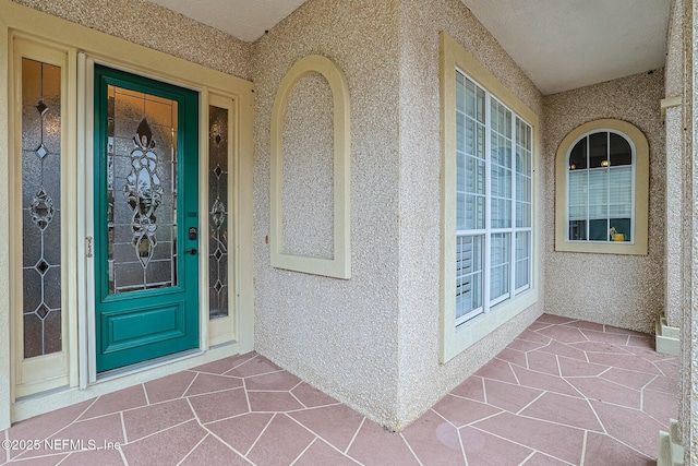 view of exterior entry