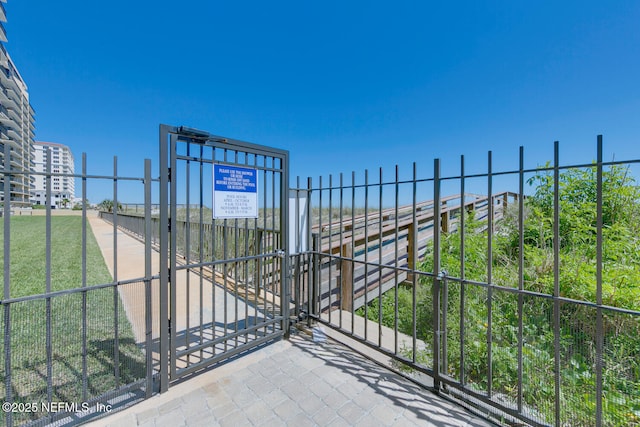 view of community featuring a gate