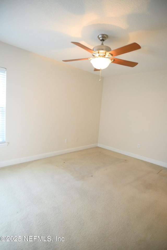 spare room featuring carpet floors