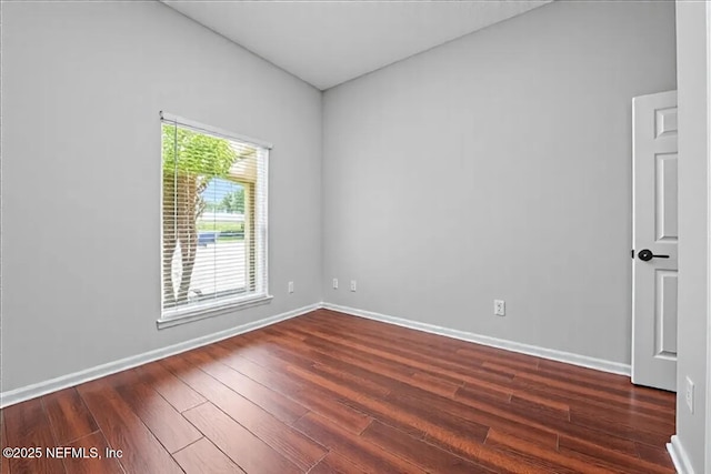 1560 Timber Trace Dr, Saint Augustine, FL 32092 - unfurnished room with dark wood-type flooring and baseboards