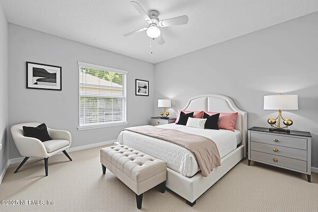 1560 Timber Trace Dr, Saint Augustine, FL 32092 - carpeted bedroom with baseboards and ceiling fan