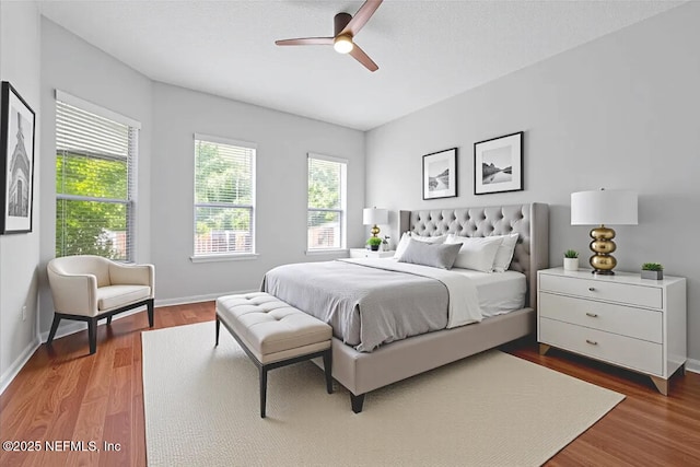 1560 Timber Trace Dr, Saint Augustine, FL 32092 - bedroom with wood finished floors and a ceiling fan