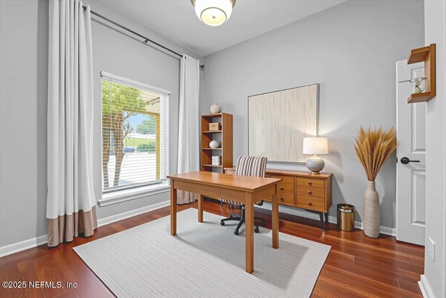 1560 Timber Trace Dr, Saint Augustine, FL 32092 - office space featuring wood finished floors