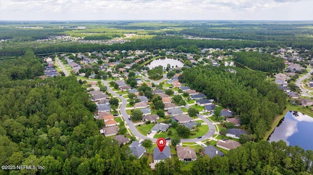 1560 Timber Trace Dr, Saint Augustine, FL 32092 - aerial view of property and surrounding area with a large body of water and nearby suburban area