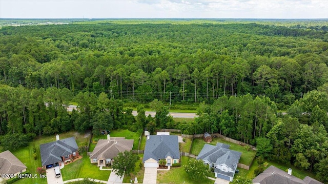 1560 Timber Trace Dr, Saint Augustine, FL 32092 - aerial perspective of suburban area featuring a forest