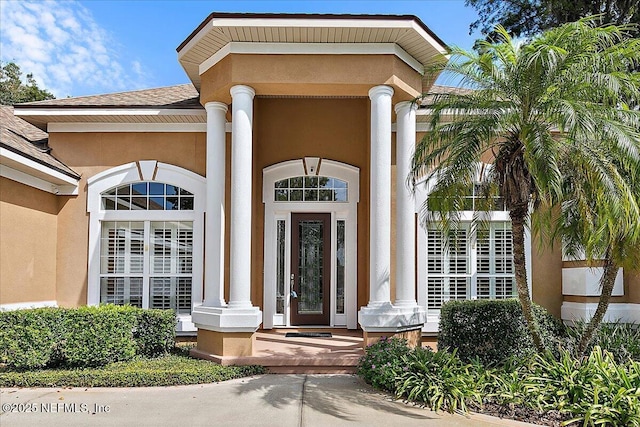 view of property entrance