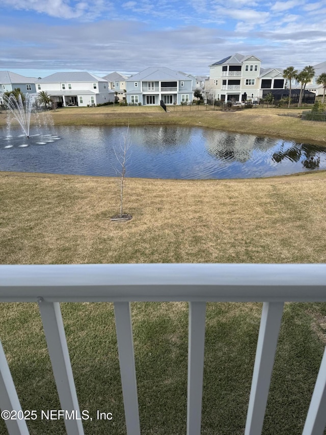 view of water feature