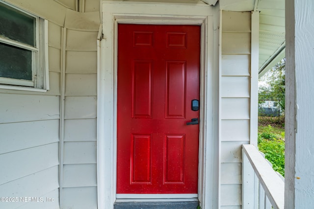 view of entrance to property