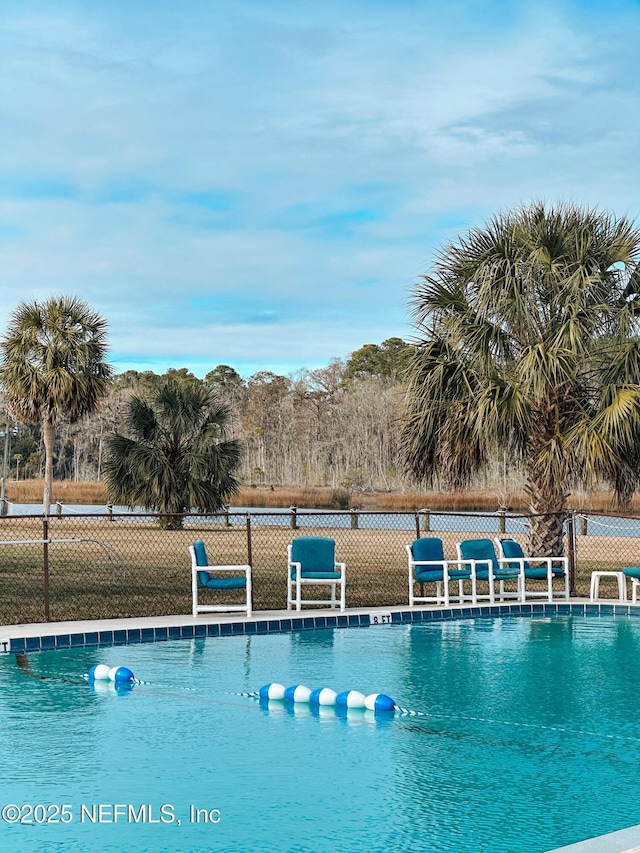 view of pool