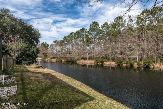 property view of water