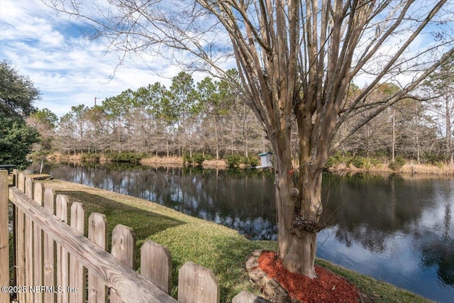 property view of water