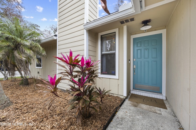 view of entrance to property