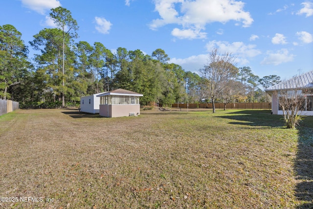 view of yard