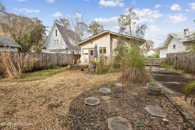 view of rear view of property