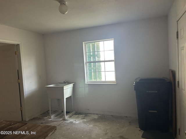 view of laundry room