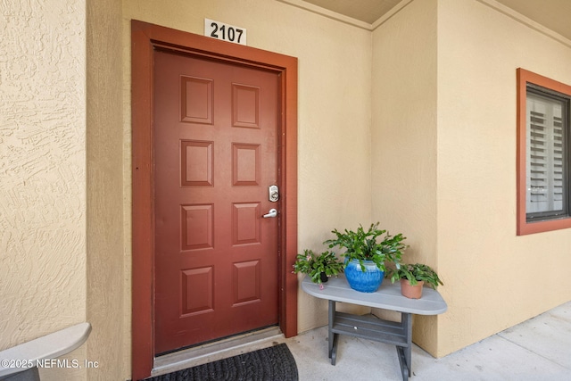 view of entrance to property