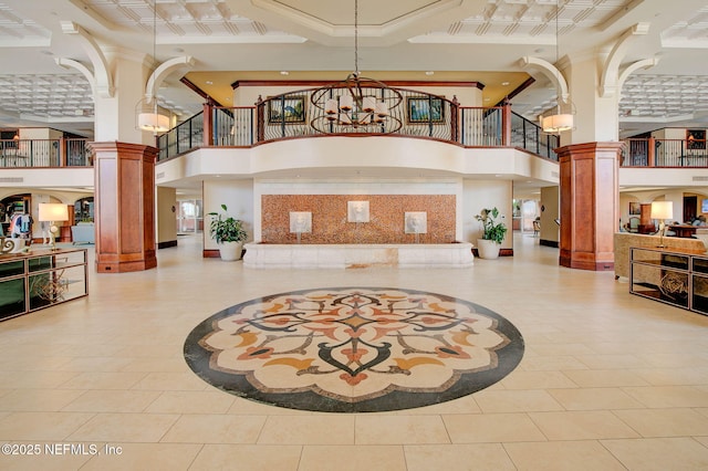 view of community lobby