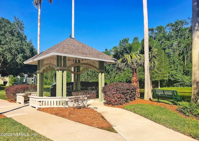 surrounding community featuring a gazebo