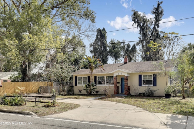 view of ranch-style home