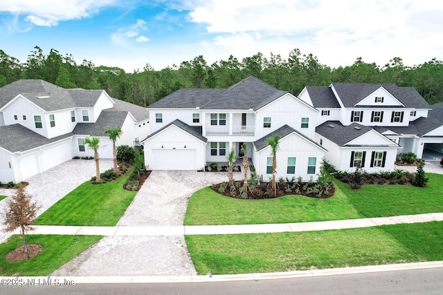 view of front of property with a front yard