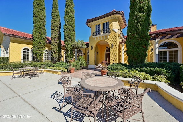 view of patio