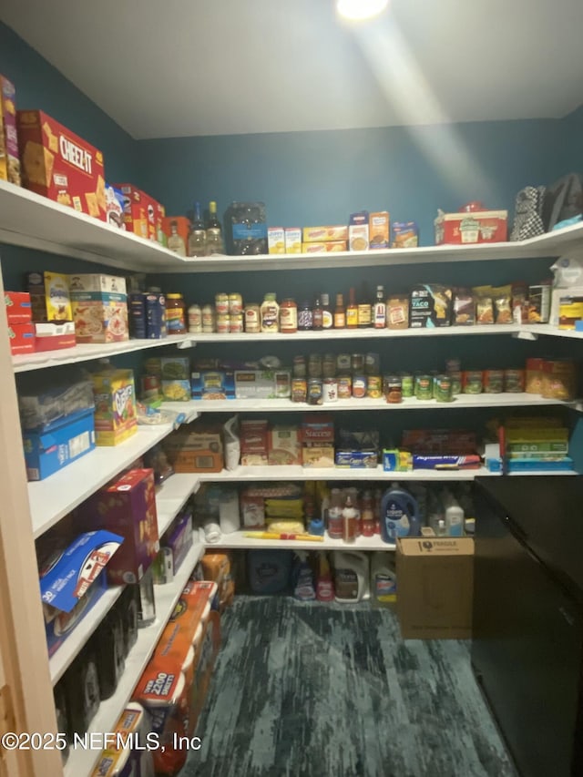 view of pantry