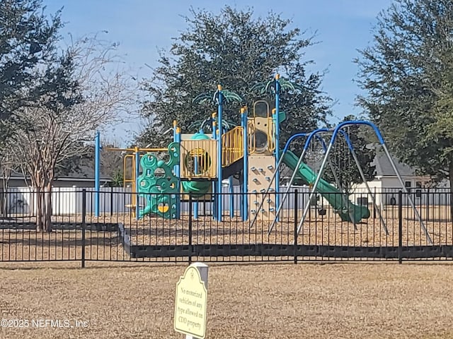 view of play area