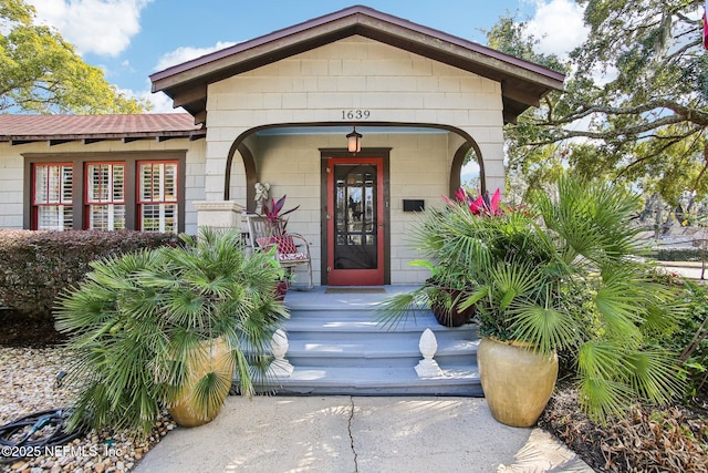 view of entrance to property